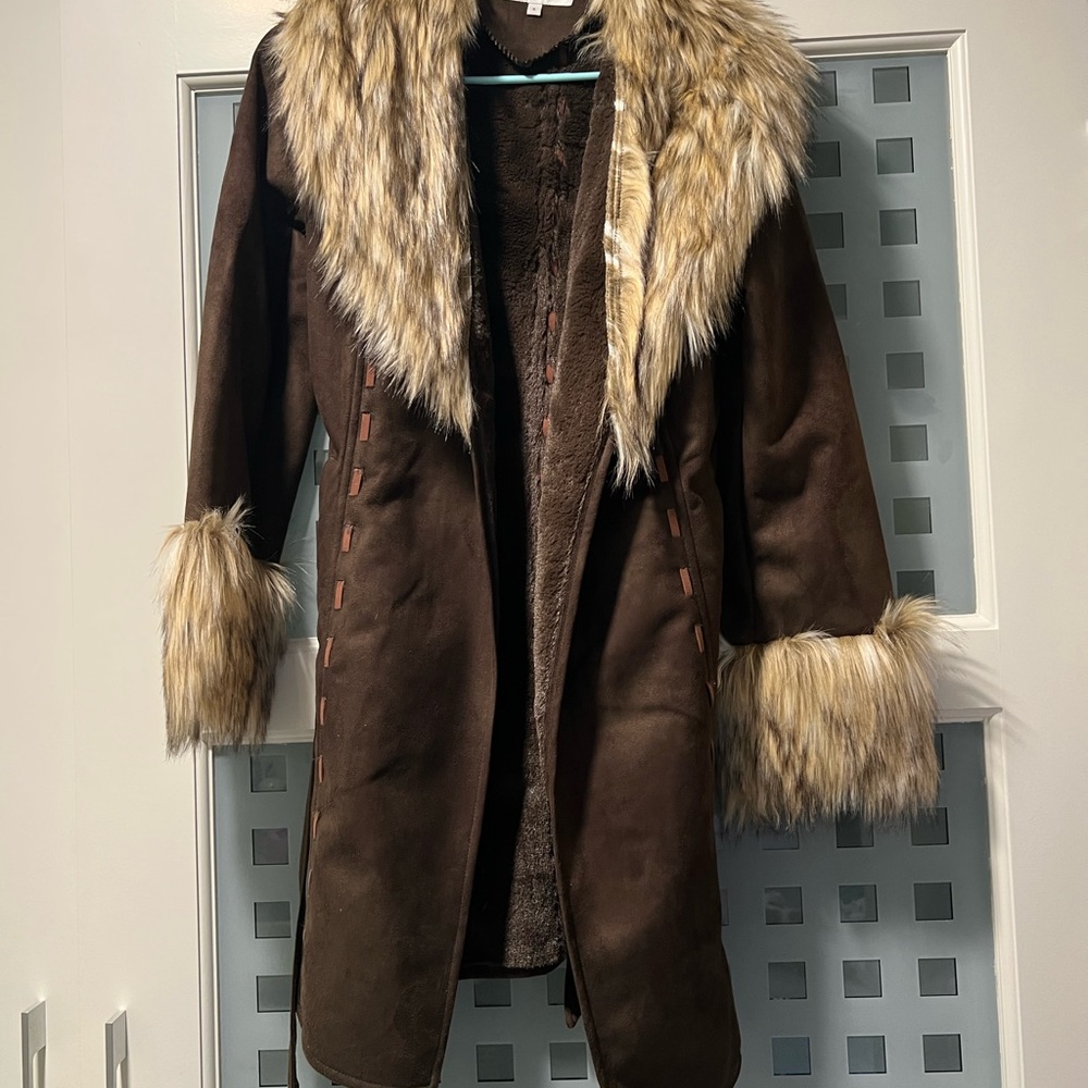 COPY - Tasha Polizzi fur lined jacket
